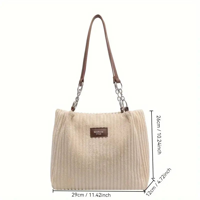 Clémence Côtelé Velours Sac - Élégance - Mode-sac à main-PARIS FEMME