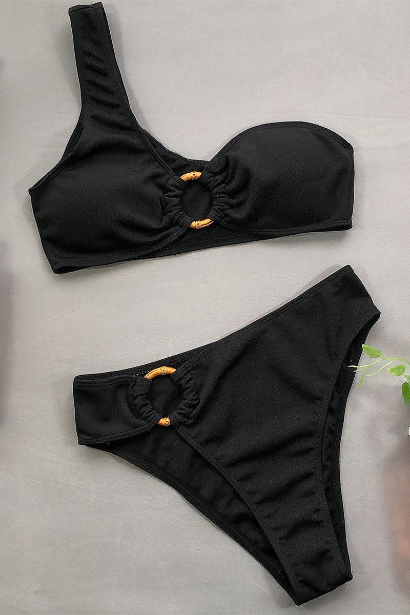 Bikini Diana - Rembourré - Spaghetti Taille Haute-Maillots de bain-PARIS FEMME