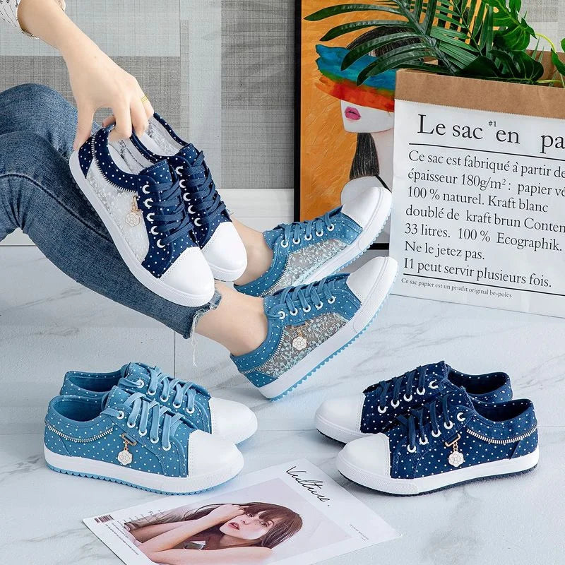 Lara Baskets Ultra Confortables Femme-CHAUSSURES ORTHOPÉDIQUES-PARIS FEMME