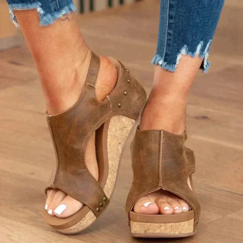 Vanessa - Chaussure orthopédique en cuir - Confortable-CHAUSSURES ORTHOPÉDIQUES-PARIS FEMME