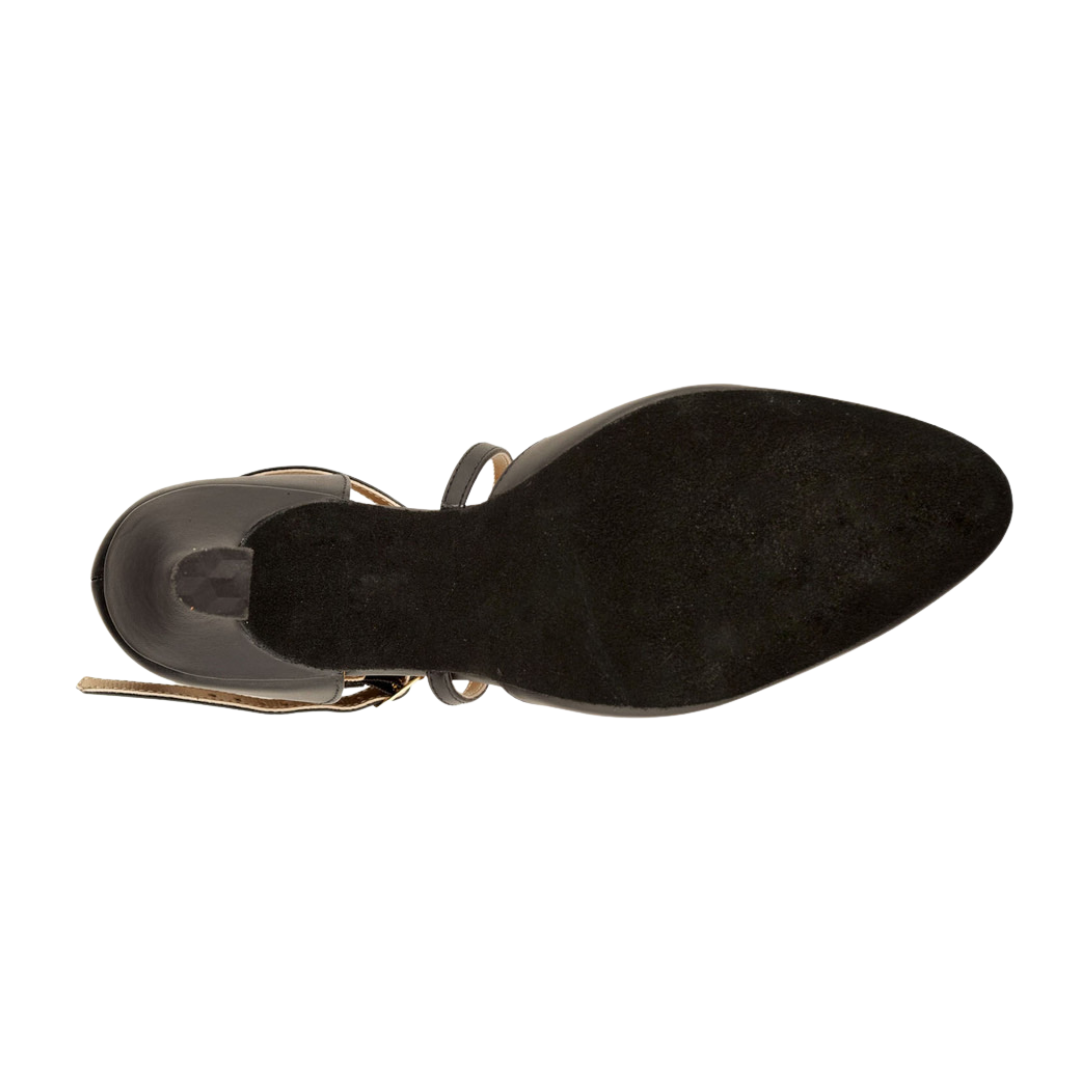 Chaussures de danse salon cuir véritable - Talons personnalisés-Chaussures-PARIS FEMME