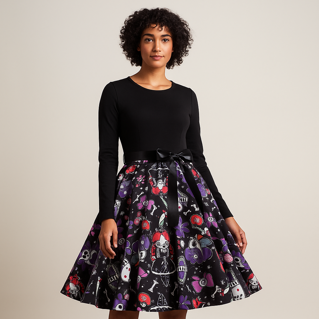 Benedetta - Elegantes Kostümkleid - Bequeme Lange Ärmel