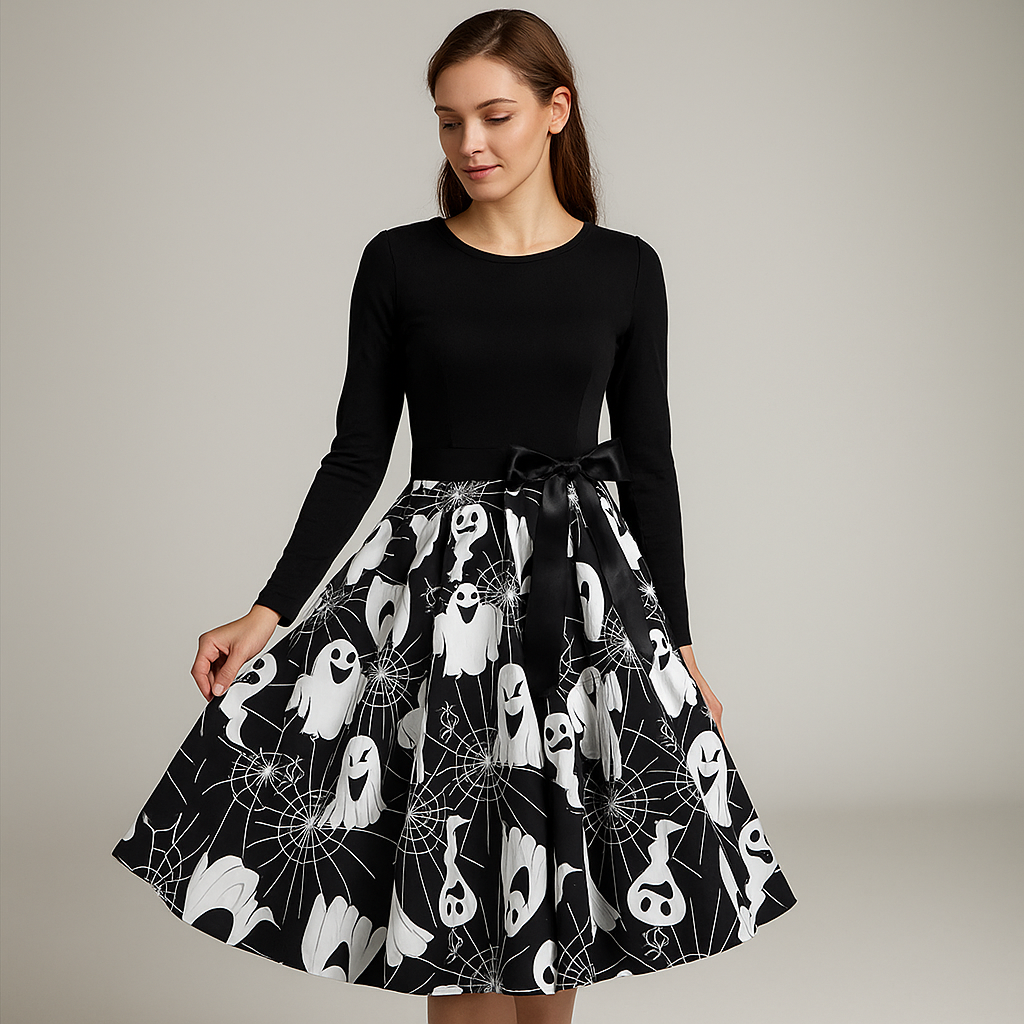 Benedetta - Elegantes Kostümkleid - Bequeme Lange Ärmel