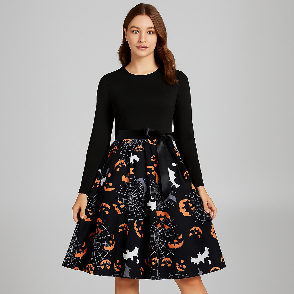 Benedetta - Elegantes Kostümkleid - Bequeme Lange Ärmel