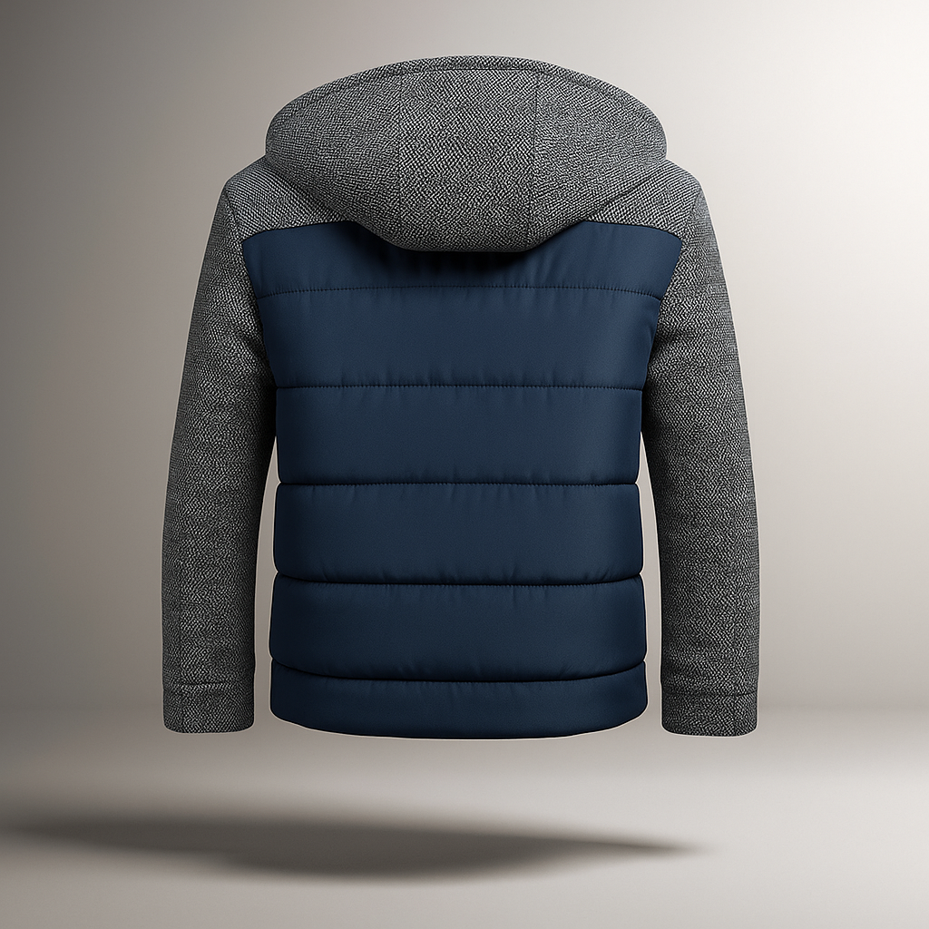 Veste en coton homme - chaude, résistante au froid - avec capuche