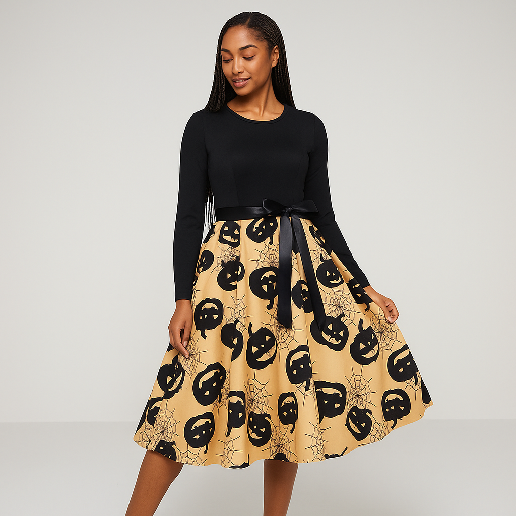 Benedetta - Elegantes Kostümkleid - Bequeme Lange Ärmel