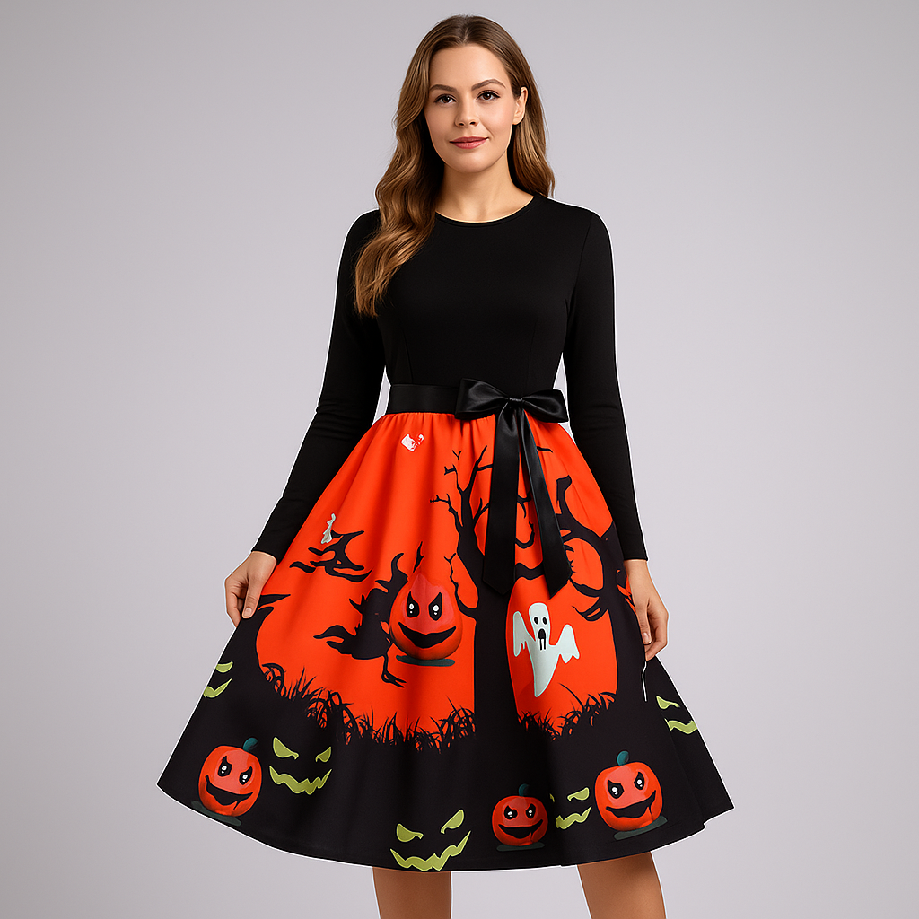 Benedetta - Elegantes Kostümkleid - Bequeme Lange Ärmel