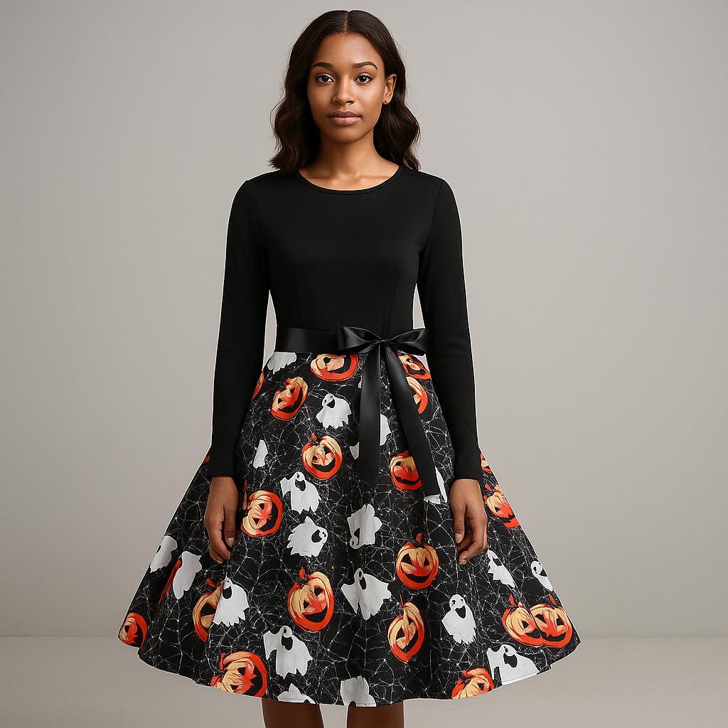 Benedetta - Elegantes Kostümkleid - Bequeme Lange Ärmel