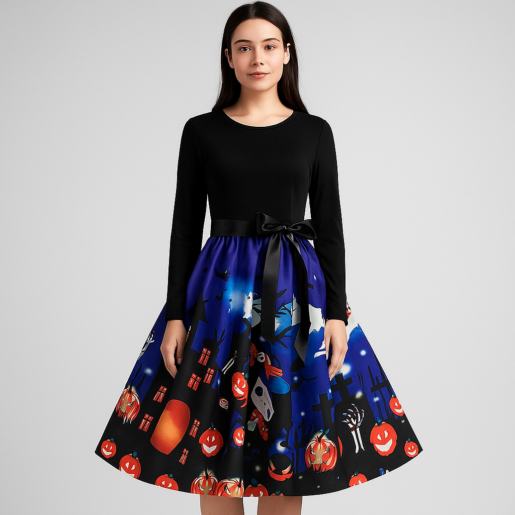Benedetta - Elegantes Kostümkleid - Bequeme Lange Ärmel