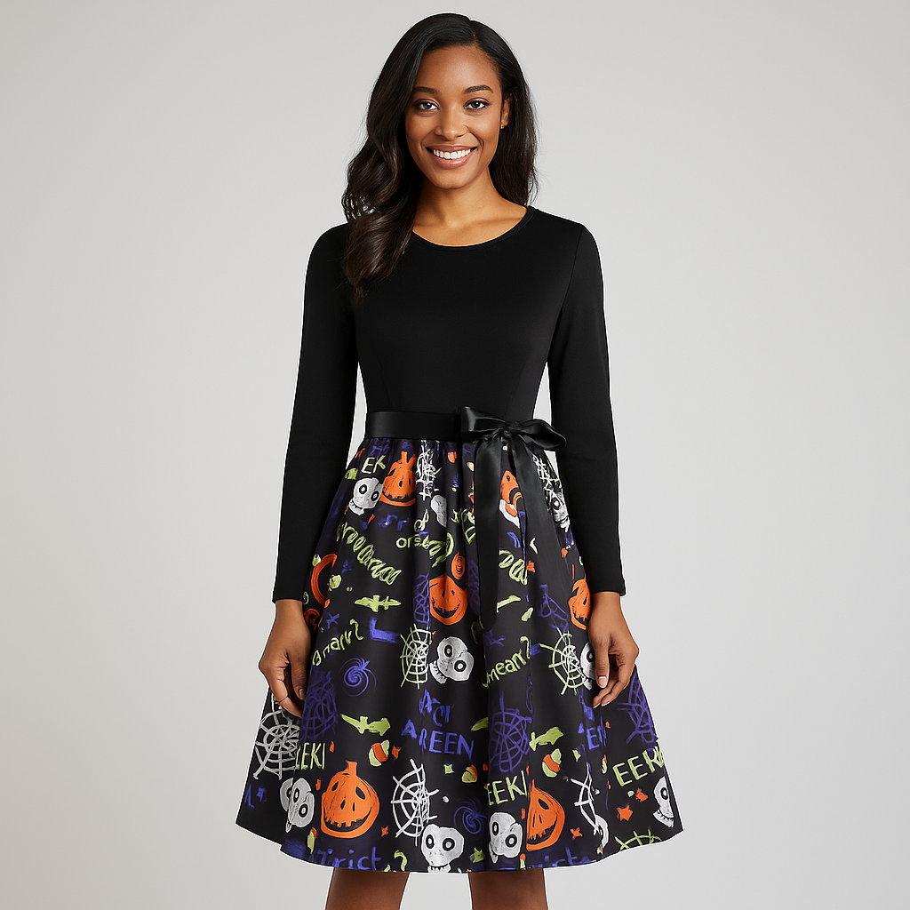 Benedetta - Elegantes Kostümkleid - Bequeme Lange Ärmel