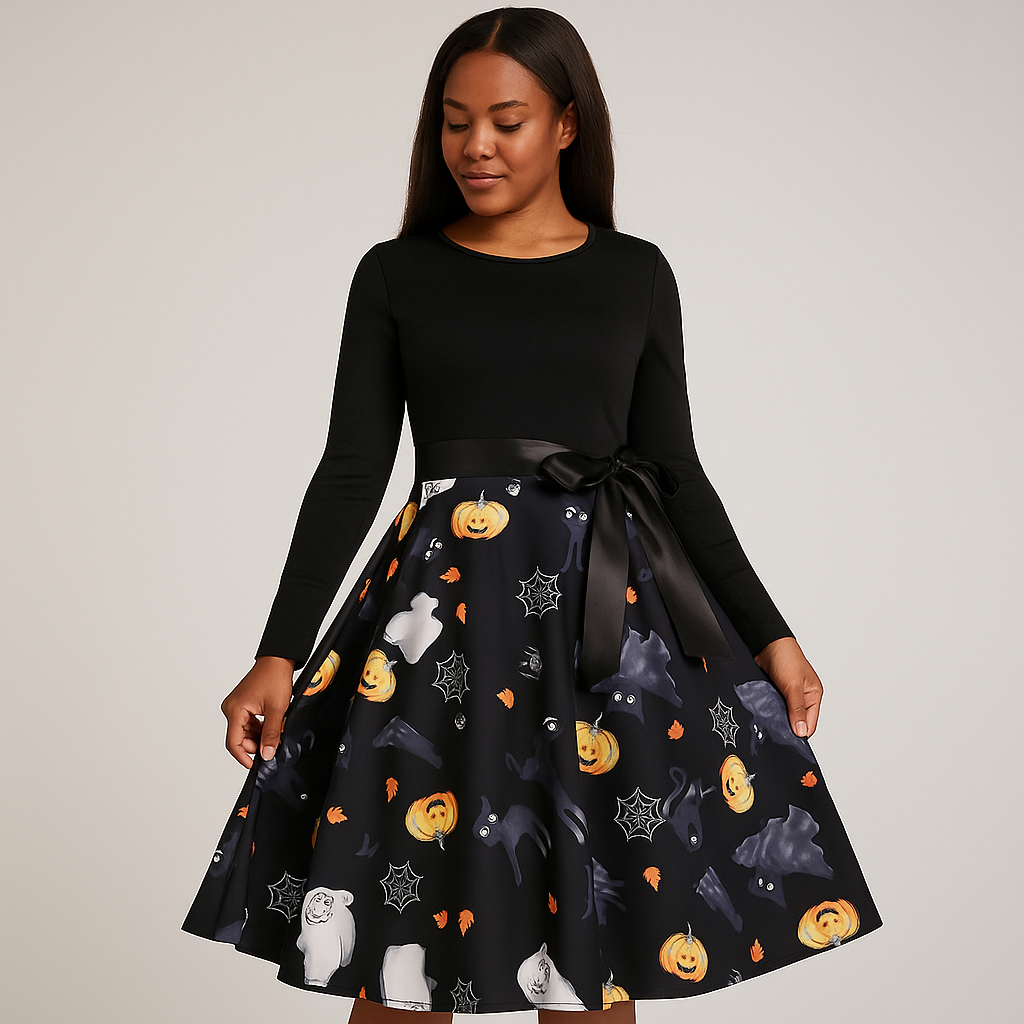 Benedetta - Elegantes Kostümkleid - Bequeme Lange Ärmel