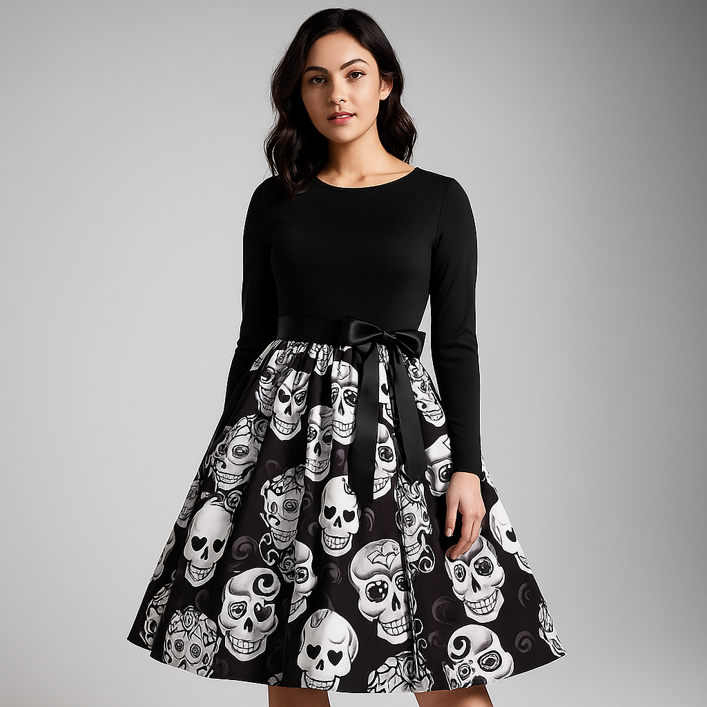 Benedetta - Elegantes Kostümkleid - Bequeme Lange Ärmel
