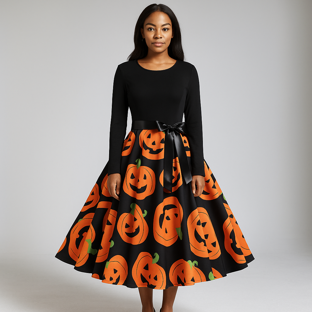 Benedetta - Elegantes Kostümkleid - Bequeme Lange Ärmel