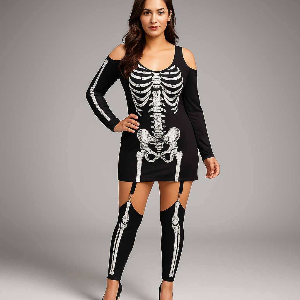 Halloween-Kostüm Ornella - Lange Ärmel - Einzigartiges und elegantes Design