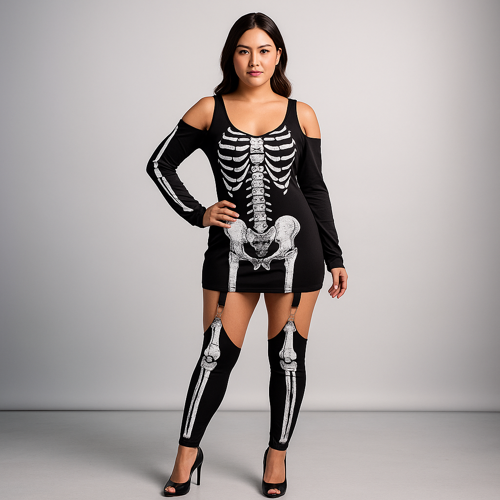 Halloween-Kostüm Ornella - Lange Ärmel - Einzigartiges und elegantes Design