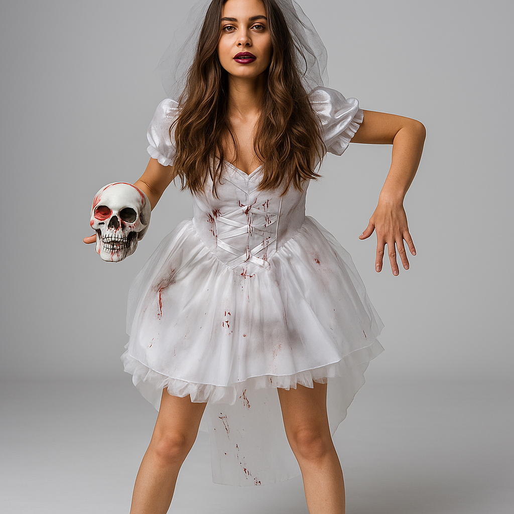 Halloween-Kostüm Bettina - Vampir mit blutiger Wirkung - Einzigartig & Furchterregend