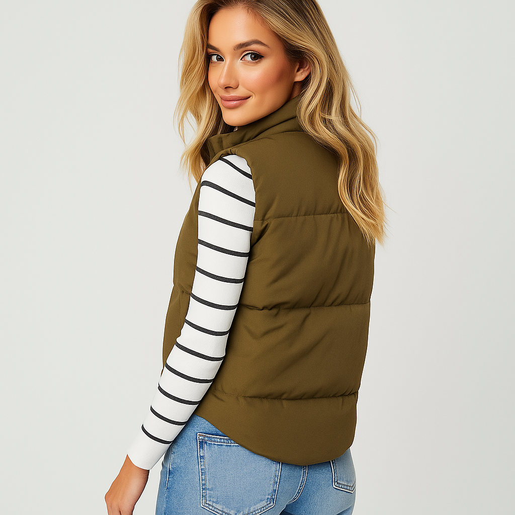 Gilet avec Fermeture Éclair - Poches Pratiques - Confort et Style