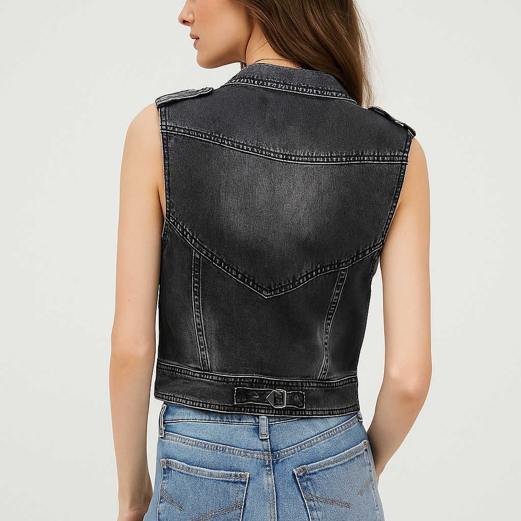 Veste en Denim Dame - Confort Élégant - Qualité Intemporelle
