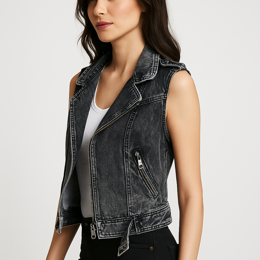 Veste en Denim Dame - Confort Élégant - Qualité Intemporelle