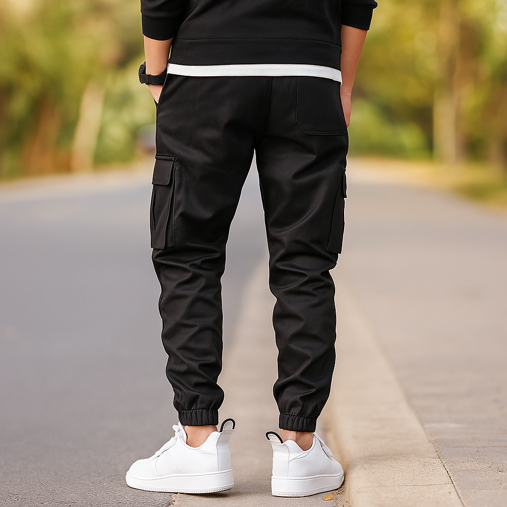 Pantalons Cargo pour Homme - Taille Élastique - Plusieurs Poches Pratiques