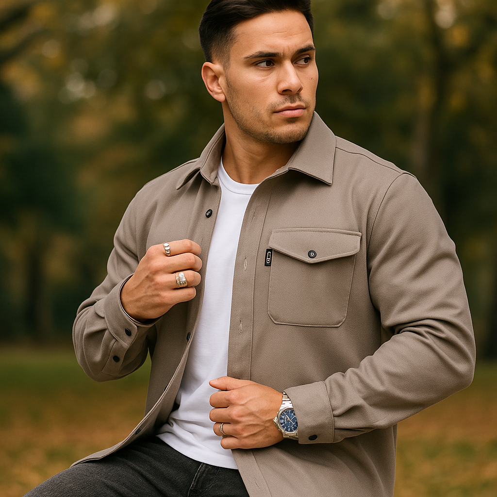 Chemise élégante pour l'automne - Confortable - Élégance intemporelle