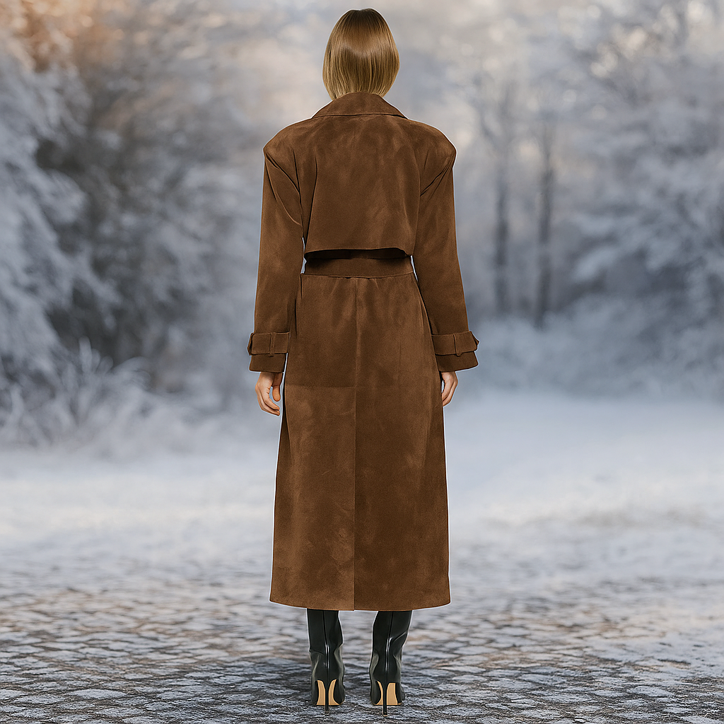 Bianca - Trench-coat en daim - Élégant et durable