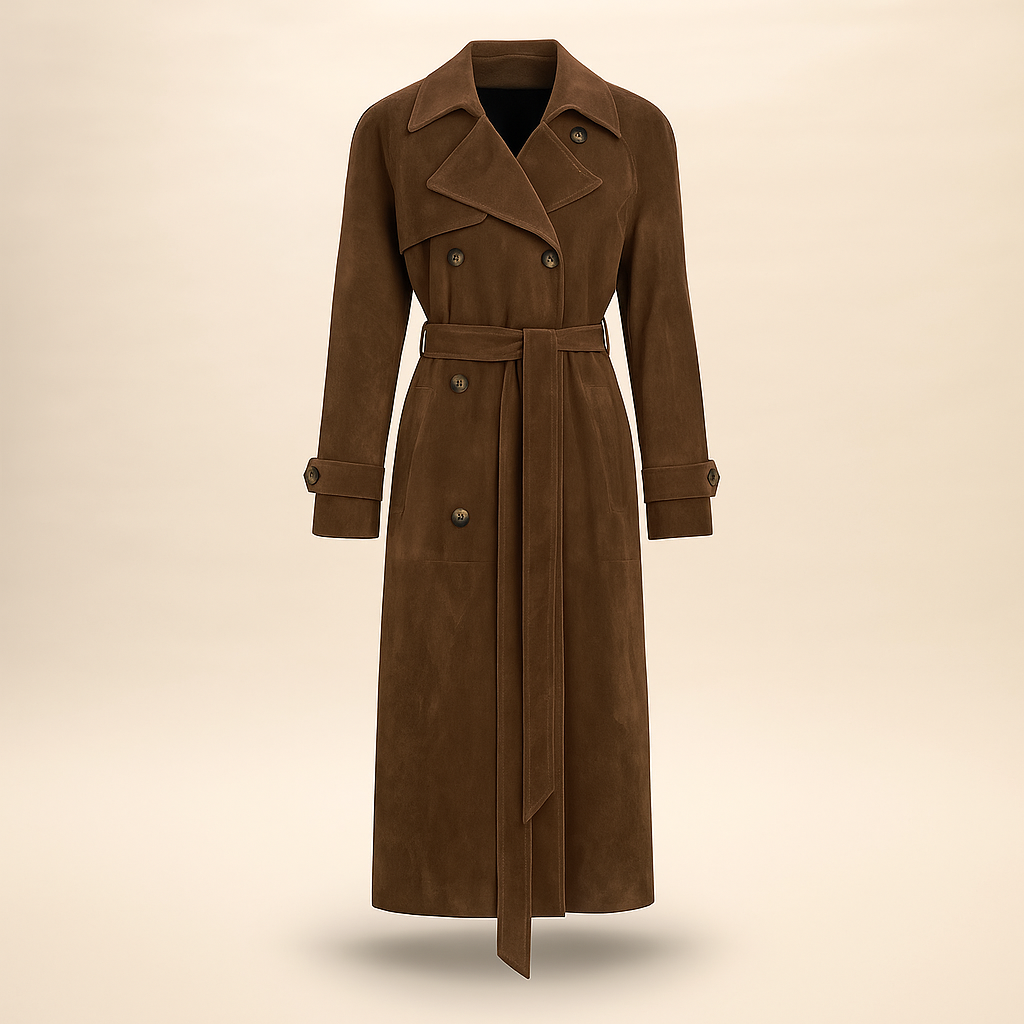 Bianca - Trench-coat en daim - Élégant et durable
