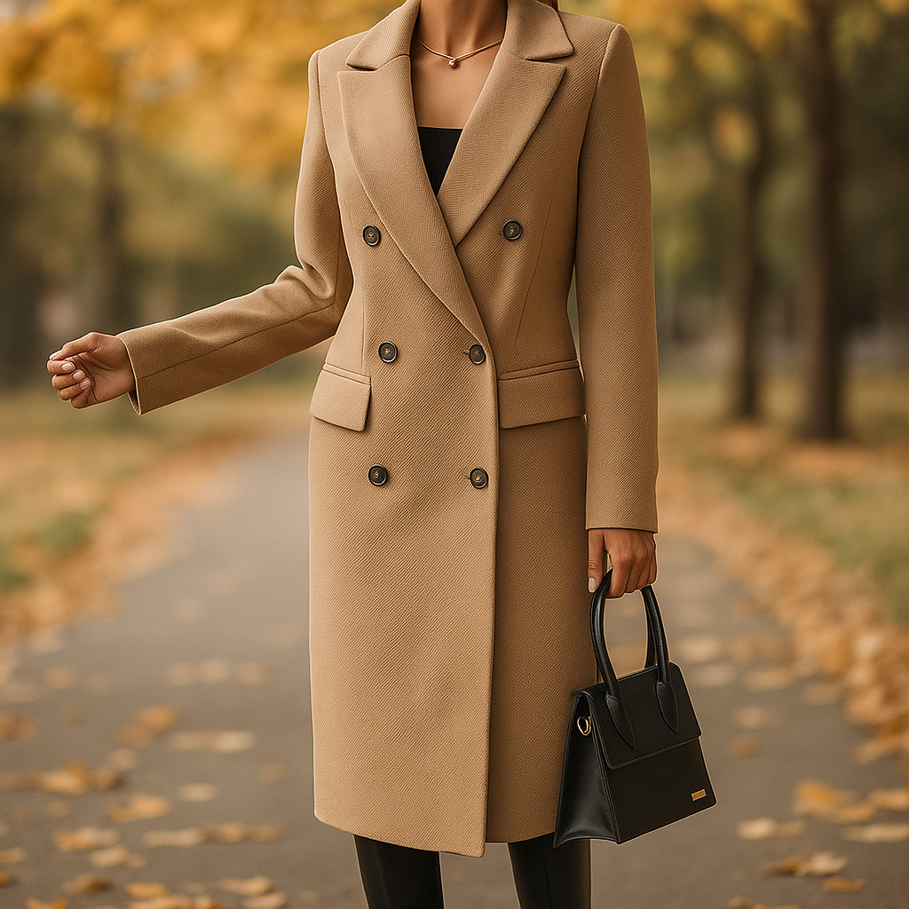 Laura - Manteau long d’hiver femme en laine