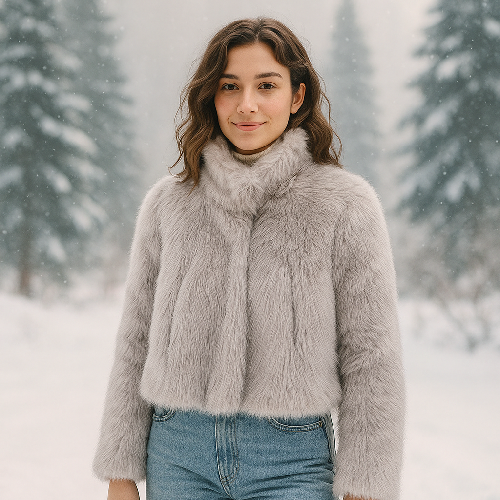 Veste en Fourrure Douce Daena – Confortable - Élégante - Chaude