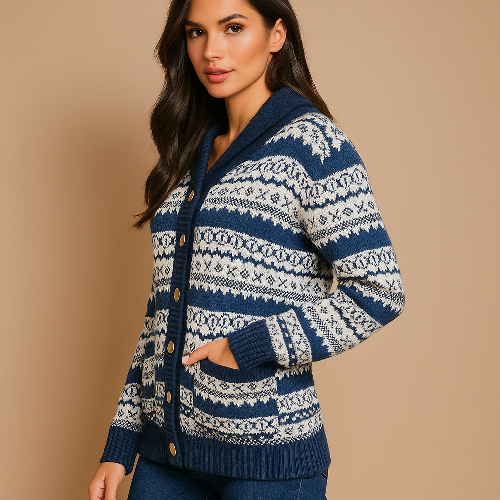 Cardigan Tricoté - Confort Doux - Deux Poches Pratiques