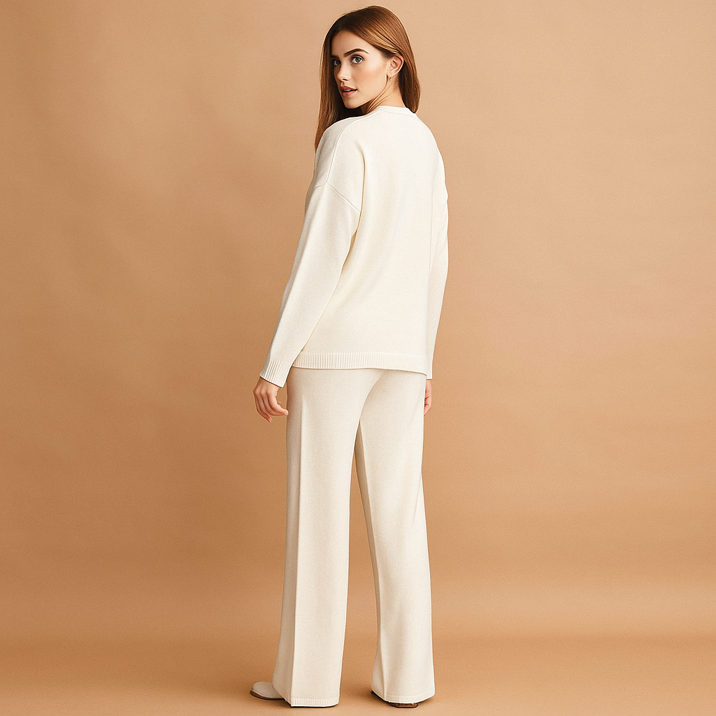 Ensembles de Pulls - Pull Col Montant - Pantalons Assortis Luo