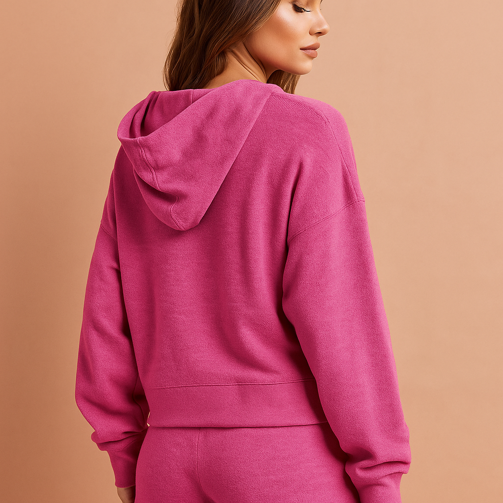 Sweat à Capuche Femme - Haute Qualité - Manches Amples - Coupe Décontractée