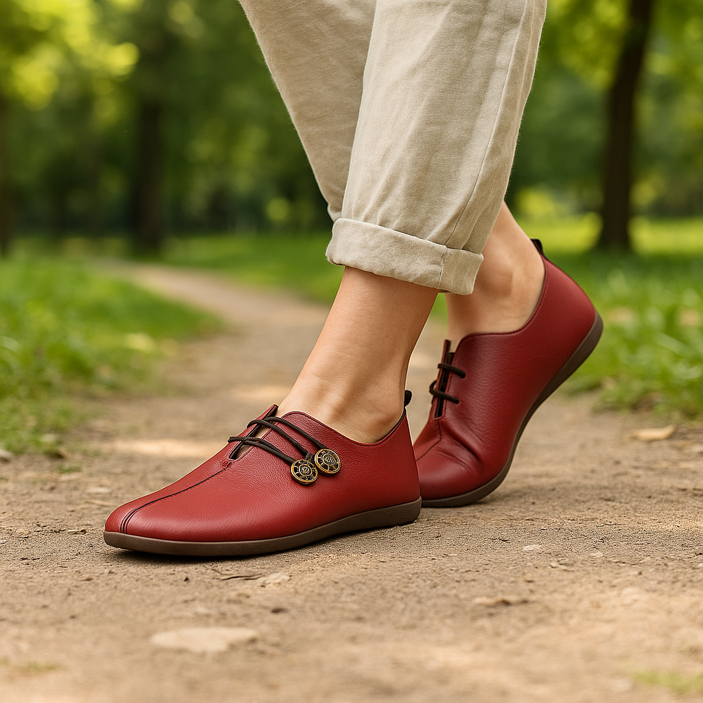 Barfußschuhe Leder Komfort elegant