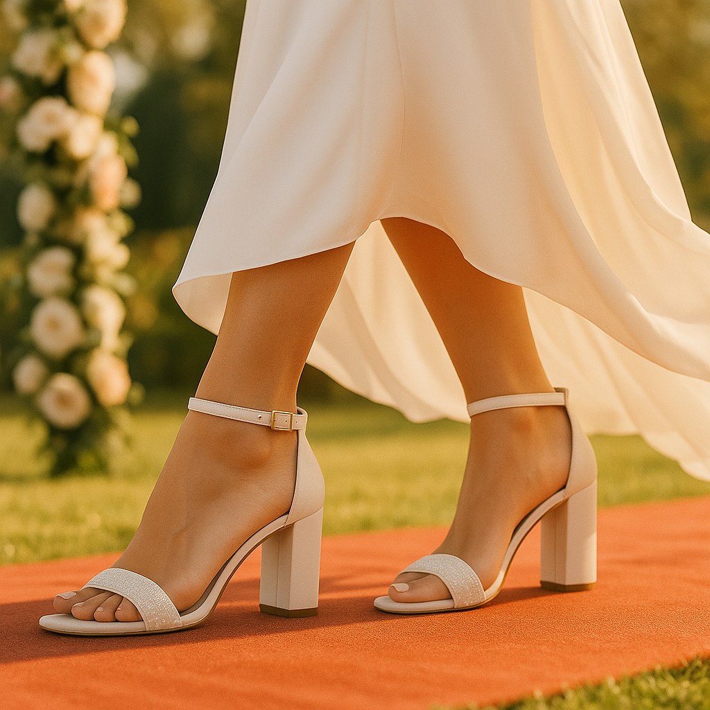 Paola - Sandales de Mariage Élégantes