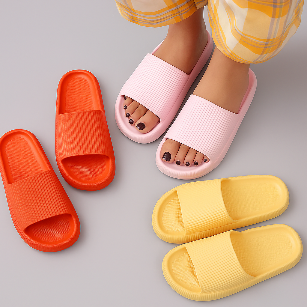 Claquettes anti-douleurs femme homme confort