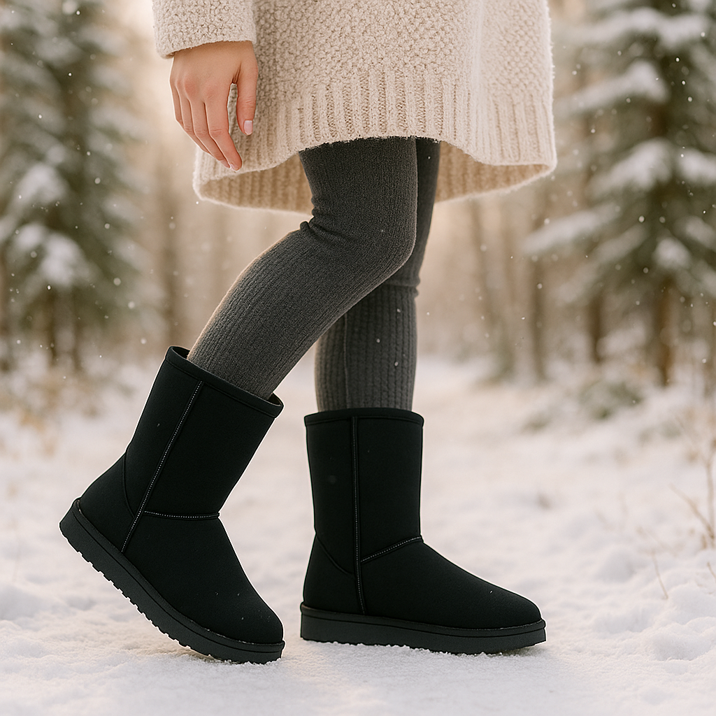 Juena – Bottes d’Hiver Chaudes et Imperméables