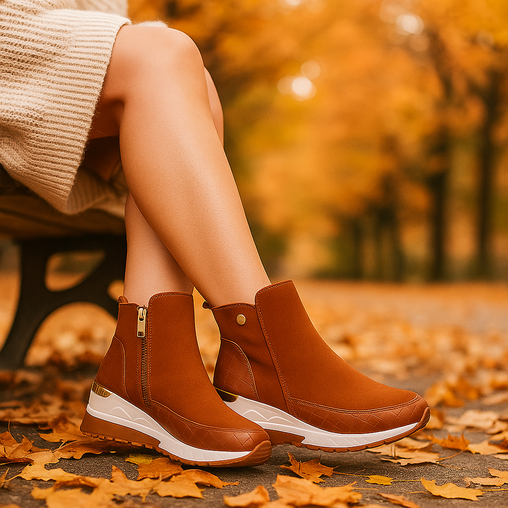 Fran – Bottines Hiver Orthopédiques Élégantes