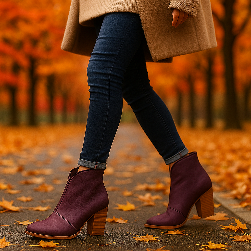 Bottines Femme à Talon Chunky – Style Élégant et Confort
