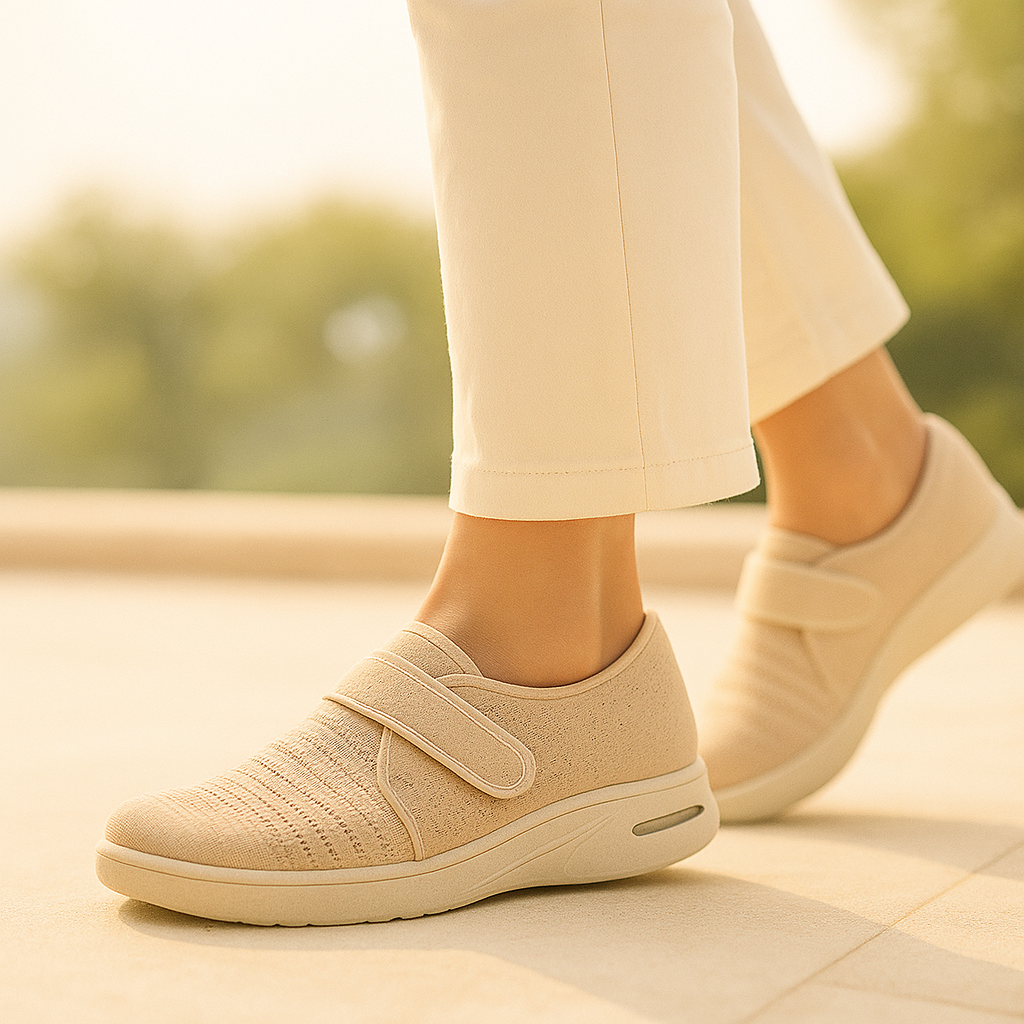 Diabetické boty ConfortFlex – Široké, Prodyšné a Pohodlné