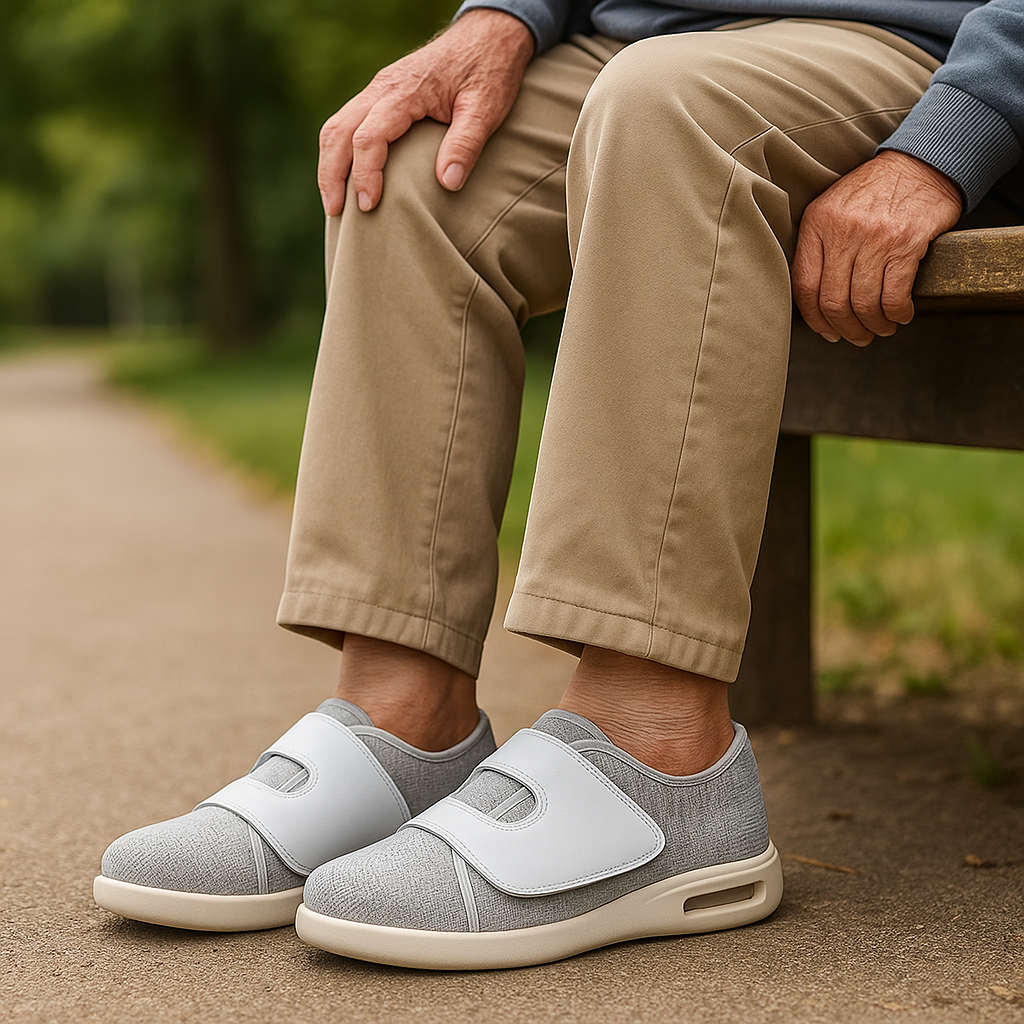 Extra breite orthopädische Schuhe für empfindliche Füße