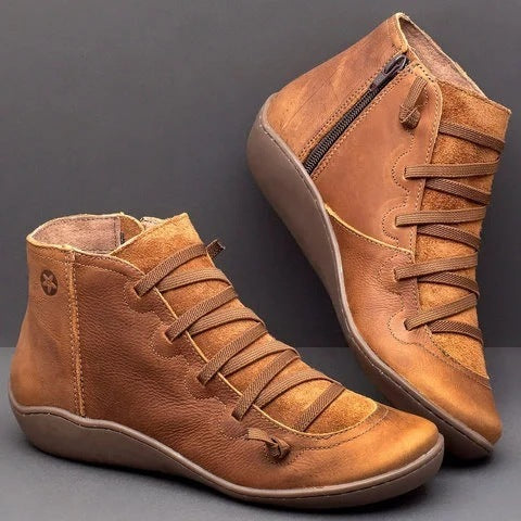 Botte plate décontractée pour femmes - Style chic - Confort optimal-Chaussures-PARIS FEMME