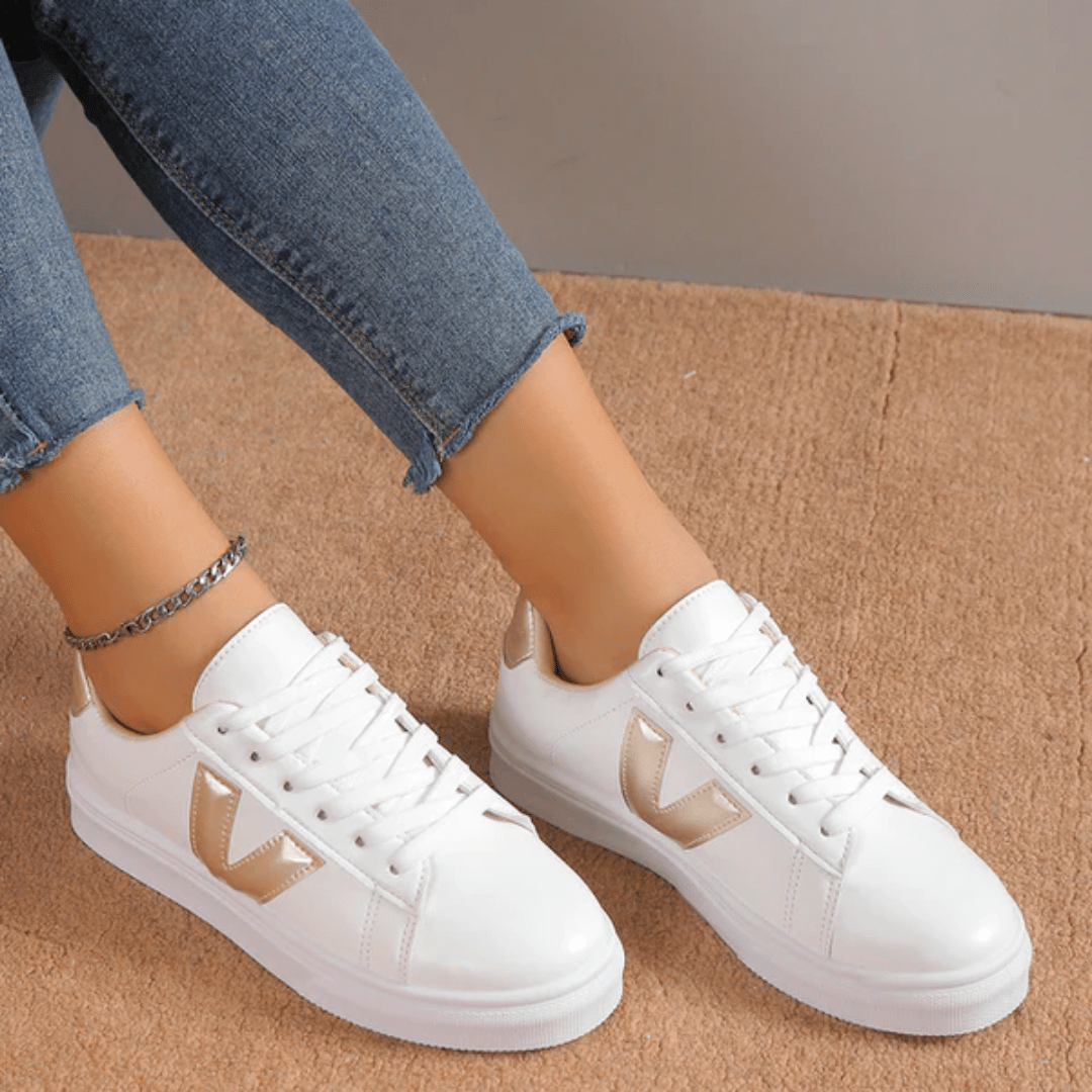 Baskets Femme Chromo V-12 - Style Sportif - Confort Optimal-Chaussures-PARIS FEMME