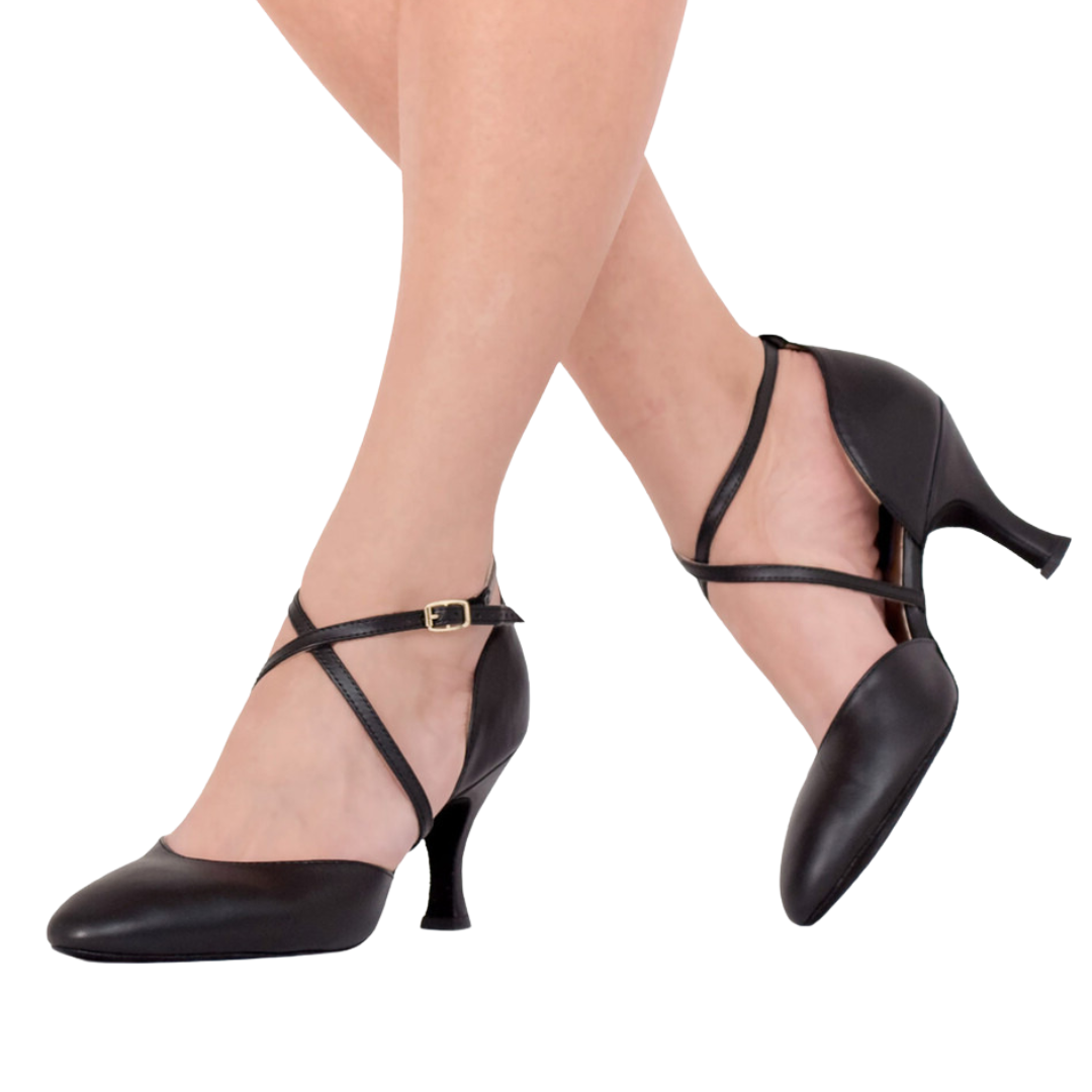 Chaussures de danse salon cuir véritable - Talons personnalisés-Chaussures-PARIS FEMME