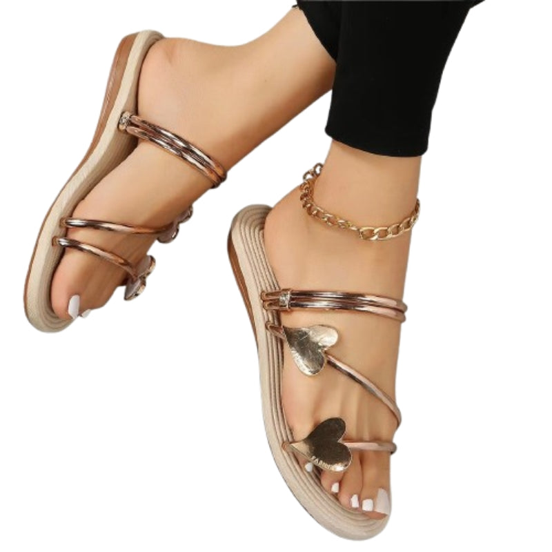 HeartStep - Sandales d'été pour femmes-Sandales-PARIS FEMME