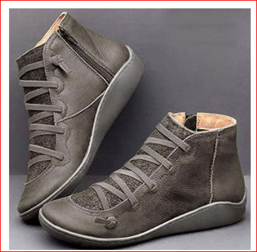Botte plate décontractée pour femmes - Style chic - Confort optimal-Chaussures-PARIS FEMME