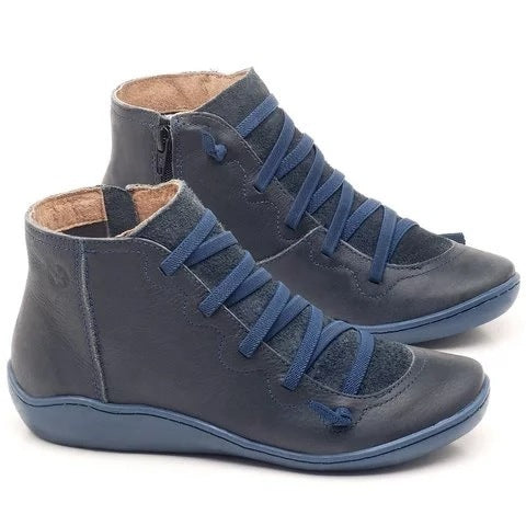 Botte plate décontractée pour femmes - Style chic - Confort optimal-Chaussures-PARIS FEMME