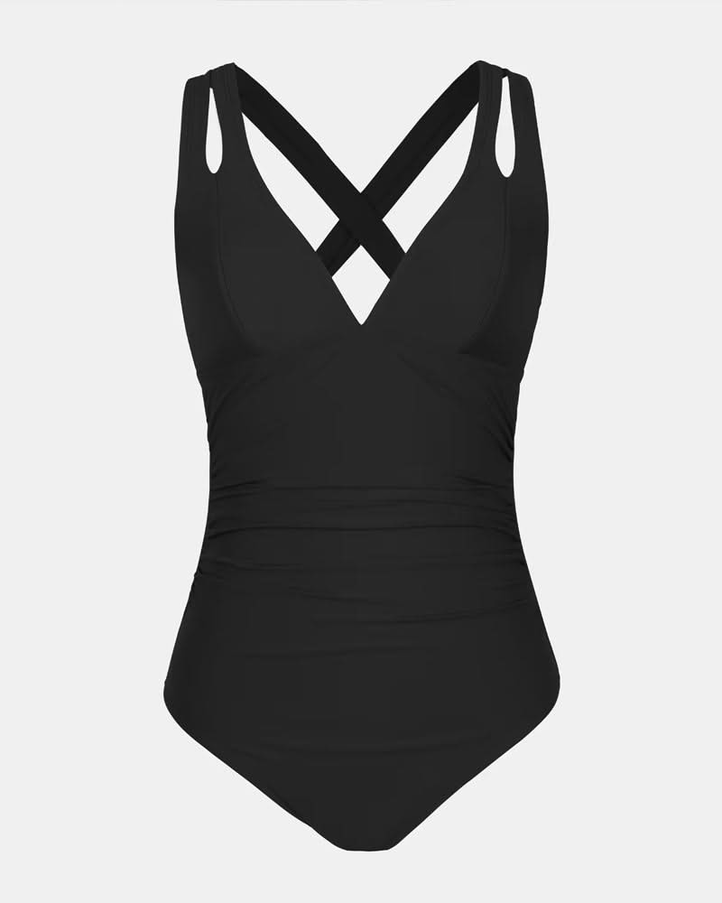 Maillot de bain une pièce sexy à bretelles-Costumes Estivaux pour Femmes-PARIS FEMME