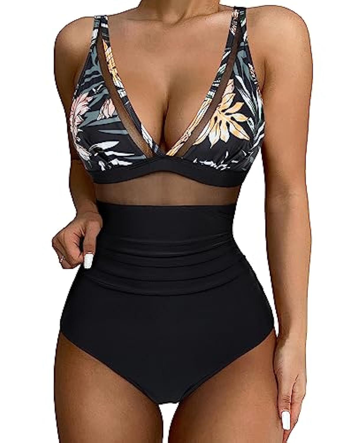 Juliet - Taille Haute Maillot de Bain - Élégance Aquatique-Maillots de bain-PARIS FEMME