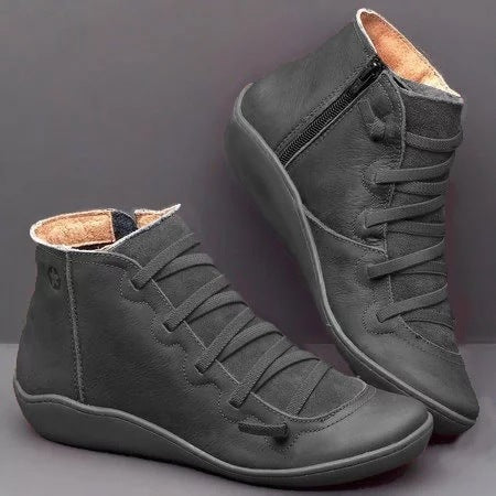 Botte plate décontractée pour femmes - Style chic - Confort optimal-Chaussures-PARIS FEMME