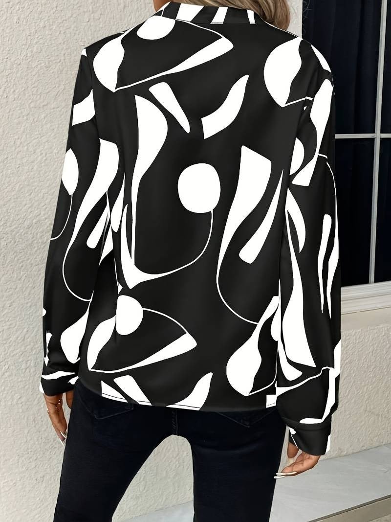 Chic Blouse Élégante - Style Décontracté Quotidien-Chemisier-PARIS FEMME